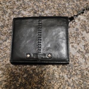 Kate Spade ♠️ Black Leather Bifold Wallet